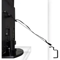 Mount It! TV Safety Straps For Child and Baby Proofing, Anti Tip Prevention and Earthquake Protection | Secures to TV Stand and Walls | Black