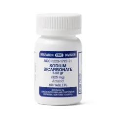CMP Sodium Bicarbonate 325mg Tablets, 100 Ct