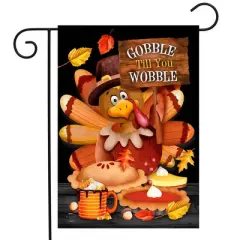 Briarwood Lane Thanksgiving Garden Flag 12x18 For Outdoor Gobble Turkey For Thanksgiving Garden Flag Flags For Outside
