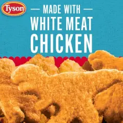 Tyson Mega Dino Chicken Nugget Boneless Family Pack - Frozen - 2.81lbs
