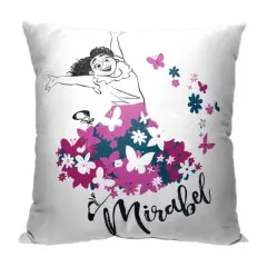 18"x18" Encanto Butterfly Skirt Pillow
