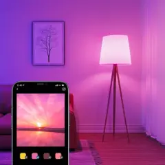 Govee Wi-Fi 800LM RGBWW 4pk LED Bulb: Home Theater Accessories, Wireless Bias Lighting