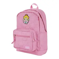 Super Mario Brothers Princess Peach 17" Quilted Adult Backpack