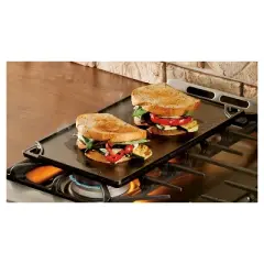 Lodge 16.75" x 9.5" Cast Iron Reversible Griddle