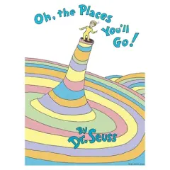 Women's Dr. Seuss Oh The Places You'll Go Book Cover T-Shirt