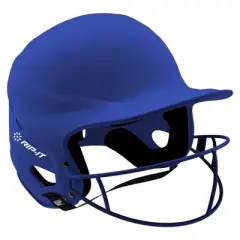 RIP-IT Vision Pro Matte Softball Batting Helmet - Matte Royal S/M