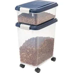 IRIS USA 2 Piece Airtight Pet Food Container Combo