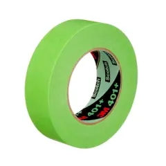 3M 401+ High Performance Masking Tape, 1 Inch x 60 Yards, Green
