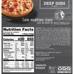 Red Baron Supreme Deep Dish Personal Frozen Pizza - 11.5oz