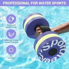 Sportneer Water Weights Aquatic Exercise Dumbbells Water Dumbbell Aerobics Workouts