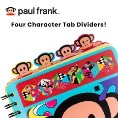 Inkology, LLC Paul Frank 4-Tab Spiral Notebook With 160 Dotted Sheets | 6 x 9 Inches