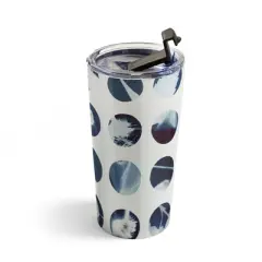 Alisa Galitsyna Botanical Cyanotypes 20 oz Stainless Steel Travel Mug - Deny Designs