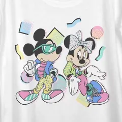 Women's Mickey & Friends 80s Minnie Scoop Neck