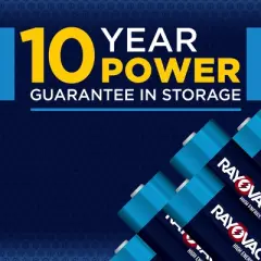 Rayovac High Energy D Batteries 4pk - Alkaline Battery: Household Single-Use