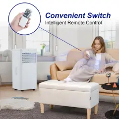 10000BTU Portable Air Conditioner, AC Cooling, Dehumidifier, Fan 3 In 1