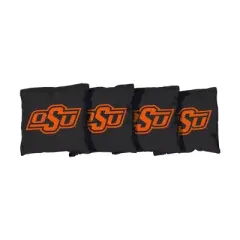 NCAA Oklahoma State Cowboys Corn-Filled Cornhole Bags - Black