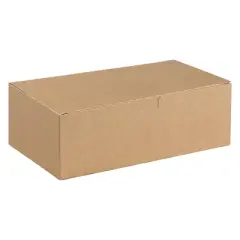 Inno-Pak Dinner Box Kraft Brown Recyclable & Compostable - Case of 250