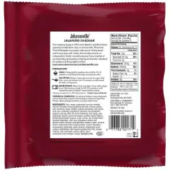 Johnsonville Jalapeno Cheddar Pork Smoked Sausage - 14oz