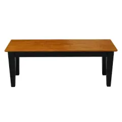 Shaker Bench Black/Red - International Concepts