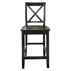 2pc X-Back Counter Height Barstools - Crosley