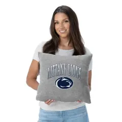 NCAA Penn State Nittany Lions 16" Heather Gray Sweatshirt Pillow