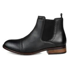 Vance Co. Men's Medium and Wide Width Garrett Cap Toe Chelsea Boot