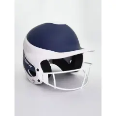 RIP-IT Vision Pro Matte Two Tone Softball Batting Helmet - Navy/White M/L