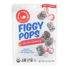 Made In Nature Figgy Pops Cherry Energy Bites - Case of 6/4.2 oz