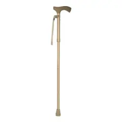 Switch Sticks Gold Aluminum Folding Cane 32 to 37 Inch Height