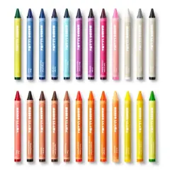 24ct Crayons Classic Colors - Mondo Llama&trade;: School Supplies for Kids, Low-Odor, Multicolor, Ages 3+