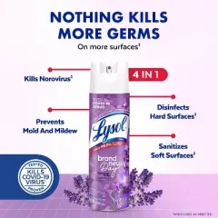 Lysol Lavender Disinfectant Aerosol Spray - 38 fl oz