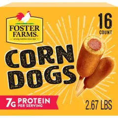 Foster Farms Frozen Chicken Corn Dogs - 42.72oz/16ct