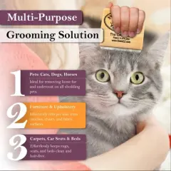 SleekEZ 2.5 Inch Cat Brush for Shedding and Grooming