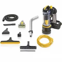 Prolux 2.0 Commercial Bagless Backpack Vacuum with Deluxe 1 1/2 inch Tool Kit - 2.0 Commercial