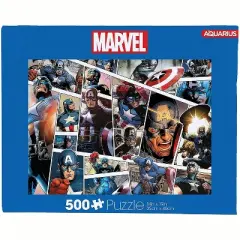 Aquarius Puzzles Marvel Captain America Panels 500 Piece Jigsaw Puzzle