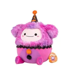 Squishmallows 12" Magenta Bigfoot in Clown Costume Woxie Medium Plush: Polyester Character Stuffed Animal