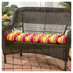 Carnival Stripe Outdoor Swing and Bench Cushion - Kensington Garden