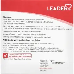 Leader Sterile Gauze Pads 3 in x 3 in 25 ea