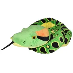 Wild Republic Plush Snake 54 Inches Anaconda Stuffed Animal, 54 Inches