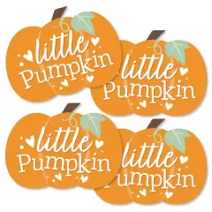 Big Dot of Happiness Little Pumpkin - Decorations DIY Fall Birthday Party or Baby Shower Essentials - Set of 20