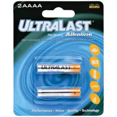 Ultralast&reg; UL2AAAA AAAA Alkaline Batteries, 2 pk in Multicolored