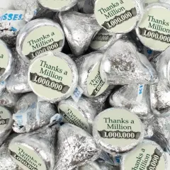 Hershey's Kisses Thank You Candy Employee Appreciation Chocolate - Million Thank You