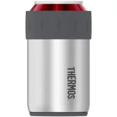 Thermos 12 oz. Insulated Stainless Steel Beverage Can Insulator - Silver/Gray