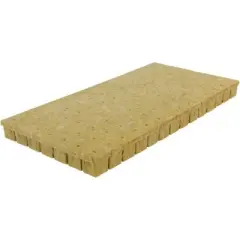 Grodan A'OK Starter Plugs V-Shape Rockwool Cubes for Seed and Cutting Propagation &ndash; Ideal for Healthy Root Development and Transplanting (98-Count)