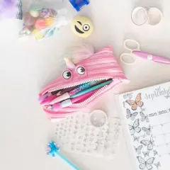 ZIPIT Unicorn Pencil Case for Girls, Cute Pencil Pouch
