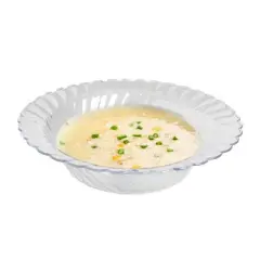 Smarty Had A Party 12 oz. Clear Flair Plastic Soup Bowls - 90 Bowls