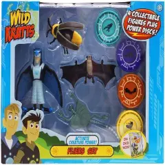 Jazwares Wild Kratts Action Figure Toy Set - Activate Creature Power - Fliers, Set of 4
