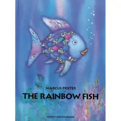 Yottoy Rainbow Fish Plush and Hard Back Book Set