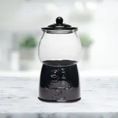 Amici Home Gumball Machine Shaped Glass Candy Jars, Canister with Airtight Lids, Perfect for Weddings, Birthdays and Gift, 42 Oz