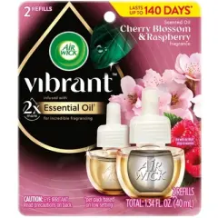 Air Wick Vibrant Scented Oil Air Freshener - Cherry Blossom & Raspberry